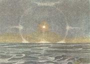 william r clark nansen har sjalv gjort den har teckningen av manringar och skuffmanar under en palarnatt i november 1893 oil painting on canvas